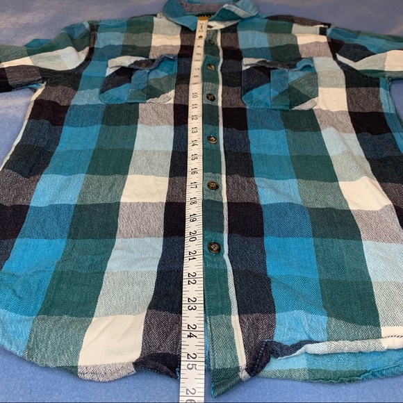 Billabong Men's Box Flannel Button down shirt  size M - Picture 13 of 13